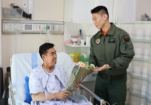 교통사고로 다리 잃을 뻔한 시민…軍헬기 조종사가 살렸다