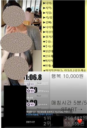 “실물이 더 예뻐요, 15만원에 낙찰”…여성 연락처 ‘경매 유튜브’ 논란