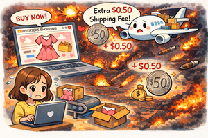 ‘호르무즈 나비효과’… 직구 이어 역직구도 배송비 비상