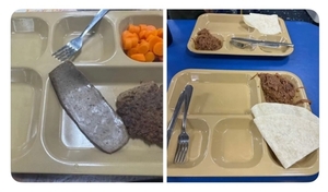 이걸 먹으라고?…중동 배치 미군 식사 사진 일파만파