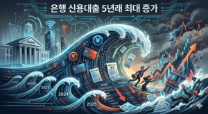 [기획] 마통 뚫어 ‘빚투’… 신용대출 5년래 최대