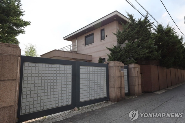 고(故) 이건희 삼성 회장이 소유했던 서울 용산구 이태원동 단독주택. [연합뉴스]
