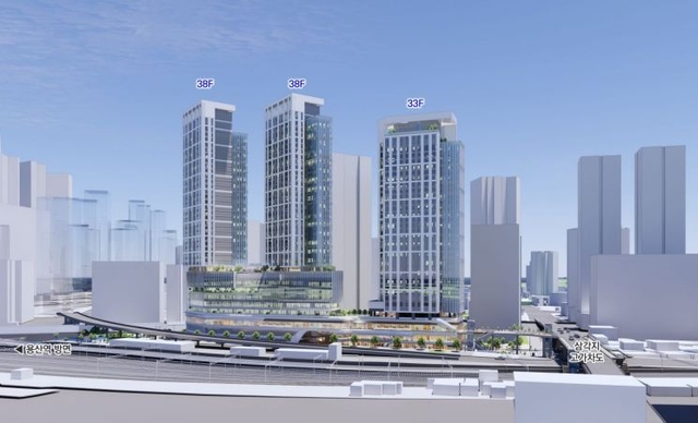 서울 용산구 문배동 30-10 일대 역세권활성화 사업 조감도. [서울시 제공]