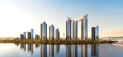 잠실우성 1·2·3차 재건축사업 투시도. [GS건설 제공]