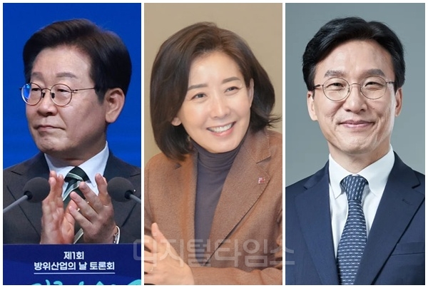(왼쪽부터) 이재명 대통령, 나경원 국민의힘 의원, 김민석 국무총리. [디지털타임스 DB, 연합뉴스]