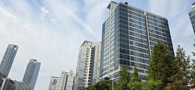 지난 30일 촬영한 송도 신도시 아파트 단지. [사진=안다솜 기자]