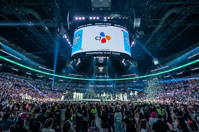케이콘(KCON LA) 2025 전경. CJ ENM 제공