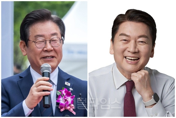 이재명 대통령(왼쪽)과 안철수 국민의힘 의원. [디지털타임스 DB]