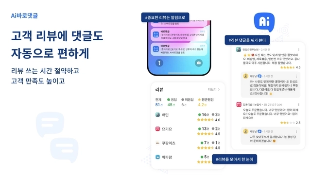 바다핀테크와 비티소프트가 공동 개발한 ‘바로댓글 AI서비스’