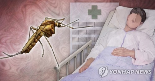 일본 뇌염 환자·빨간집모기.  연합뉴스