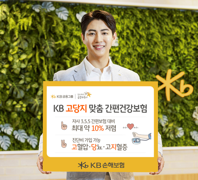 KB손해보험은 고혈압, 당뇨, 고지혈증 등 만성질환이 없는 건강한 유병자 고객을 위한 맞춤형 상품인 ‘KB 고당지 맞춤 간편건강보험’을 새롭게 출시했다. [KB손해보험 제공]