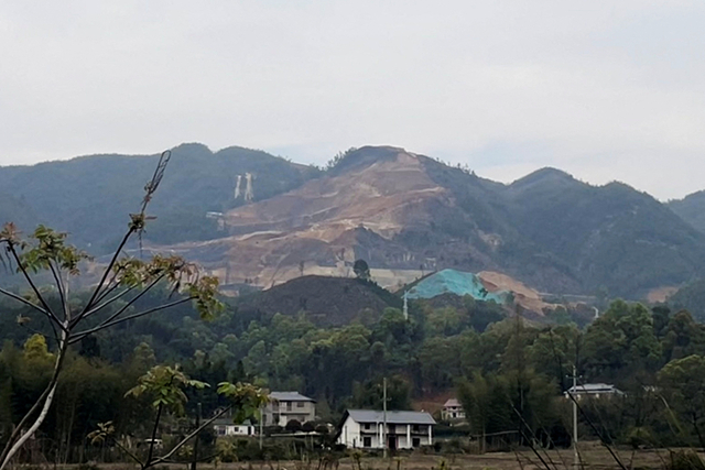 CATL이 운영해 온 중국 장시성 내 대형 리튬 광산 전경. 로이터=연합뉴스