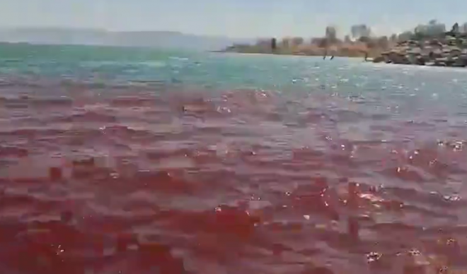 “피 물든 갈릴리 호수, 종말의 징조” 이스라엘 공포 확산, 무슨일