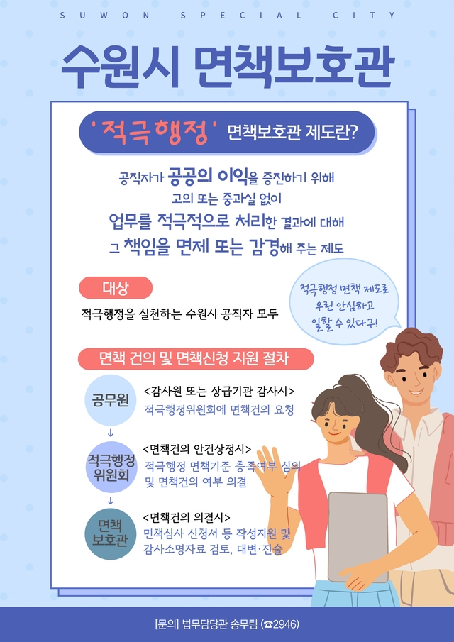 수원시, 면책보호관 제도 도입