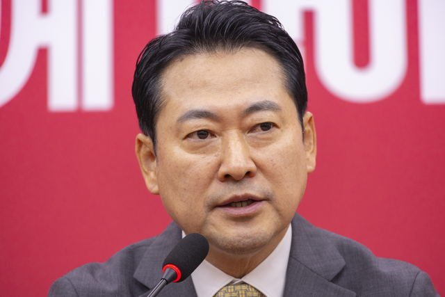 향후 당 운영 계획 말하는 국민의힘 장동혁 대표. 연합뉴스