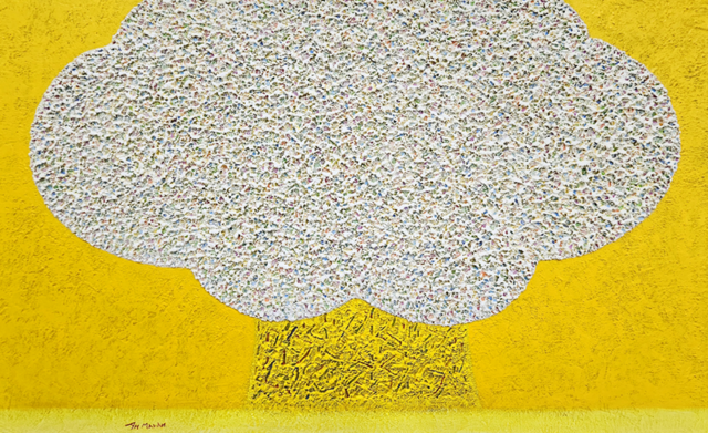 안말환, Dreaming56001, 80.3x130.3cm, Mixed media on canvas, 2025