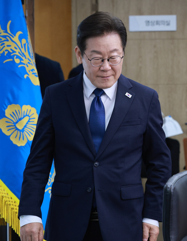 이재명 대통령, 9차 수석·보좌관 회의 참석. 연합뉴스