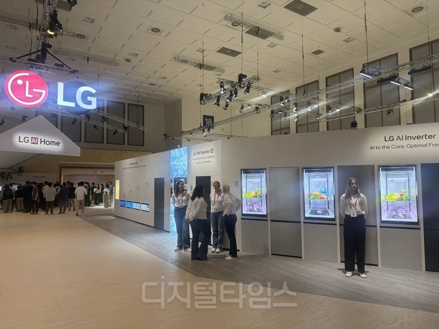 LG전자 부스 전경. 이상현 기자