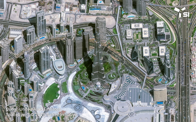 쎄트렉아이의 초고해상도 지구관측위성 ‘스페이스아이-티’가 촬영한 아랍에미리트 두바이 모습.
쎄트렉아이 제공.