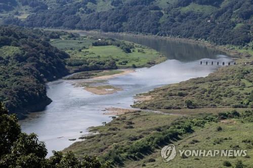 경기 연천군 임진강 상류 민간인통제선 지역. [연합뉴스]