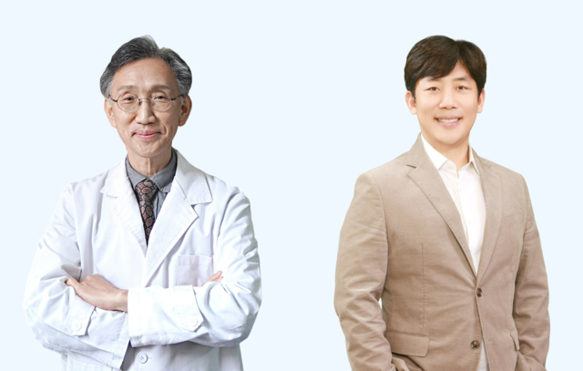 바이셀 주영철 박사(좌)와 힘난다허요셉 대표(우)