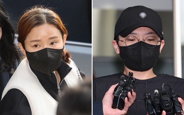 전 펜싱 국가대표 남현희(왼쪽)씨와 자신을 재벌 3세라고 속이고 수십억원대 투자 사기 등을 벌인 혐의로 기소된 전청조씨.   [연합뉴스]
