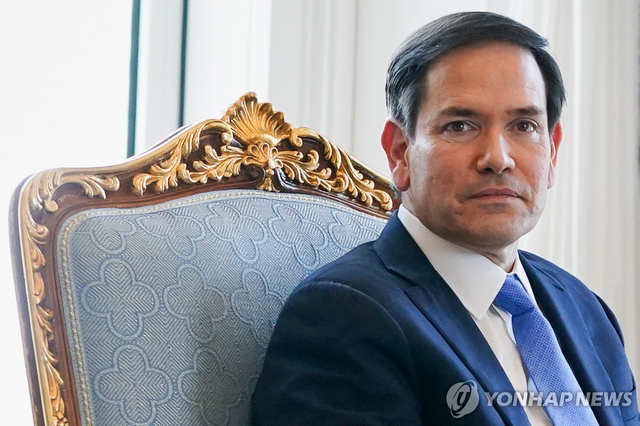 루비오 미국 국무부 장관. 연합뉴스