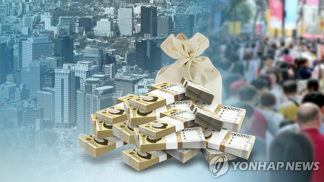 국가부채 (CG). 연합뉴스