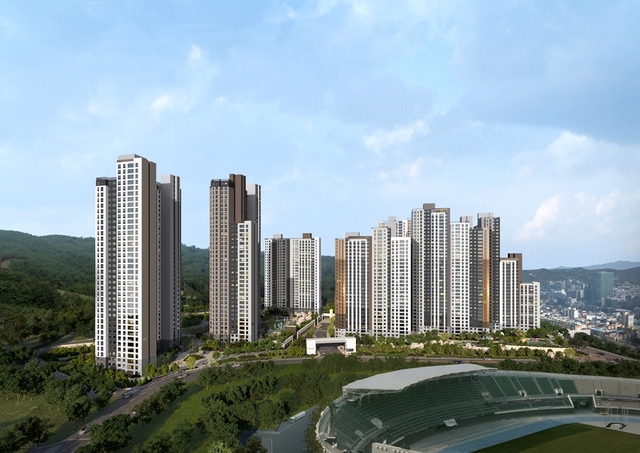 두산위브더제니스 구미 주경 투시도