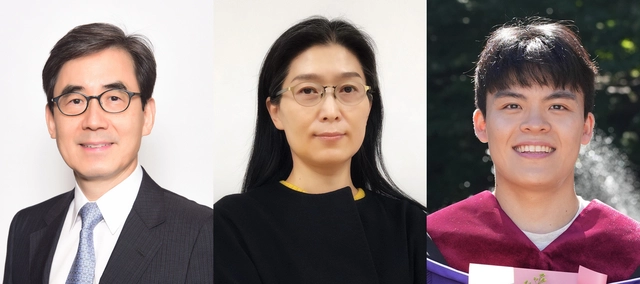 (왼쪽부터) 서울대병원 의생명연구원 김효수·이은주 교수, 서울대 문도담 박사. 서울대병원 제공