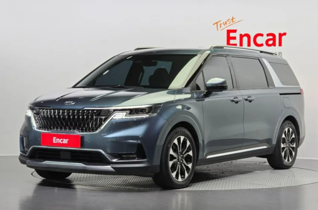 엔카 홈페이지에 올라온 2021년식 카니발 4세대 9인승 모델. 엔카닷컴 홈페이지