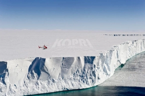 극지연의 극지 갤러리에 공개된 남극 빙붕 모습.
극지연 제공.