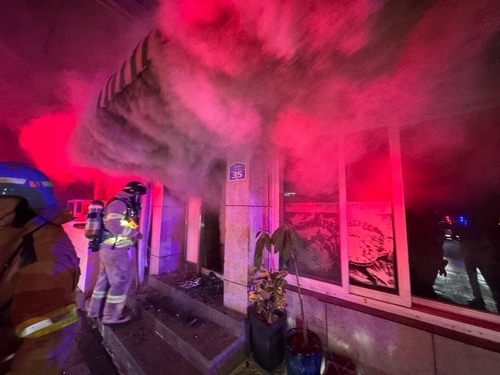 가평 청평면 식당서 화재 [경기북부소방본부 제공]