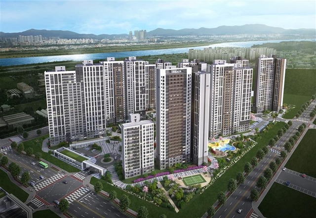 풍무역세권 수자인 그라센트 1차 조감도. [BS한양 제공]