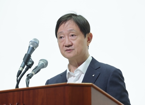 이찬진 금융감독원장이 지난달 29일 서울 여의도 금융감독원에서 열린 금융소비자 보호 강화를 위한 임직원 결의대회에서 발언하고 있다. [연합뉴스]