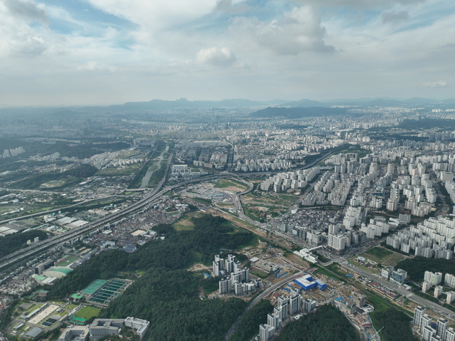 ‘복정역’ 및 복정1지구 일대 전경