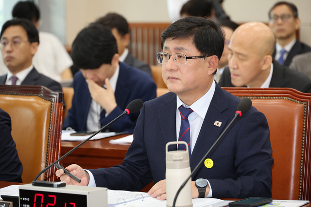 국감 출석한 김성환 기후에너지환경부 장관 [연합뉴스]