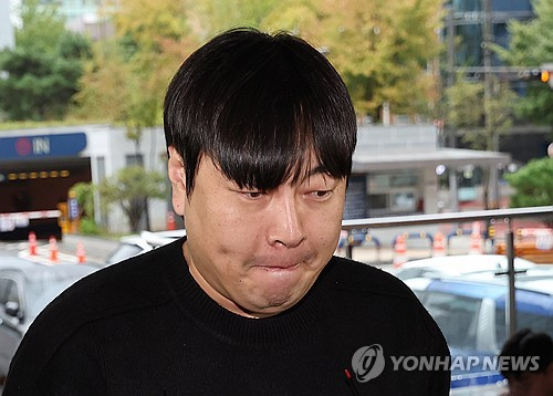 개그맨 이진호 경찰 출석 [연합뉴스]