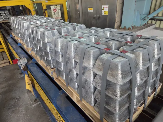 최종 제품화 된 안티모니. 장우진 기자