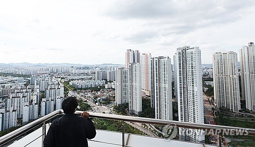 경기도 수원시 영통구 일대 아파트 단지. [연합뉴스 자료사진]