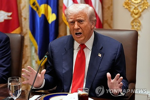 도널드 트럼프 미국 대통령  [워싱턴 AP=연합뉴스]