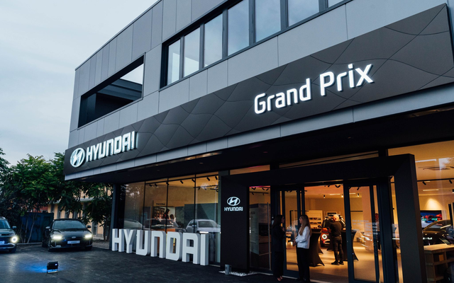 이탈리아 북부 볼로냐에 위치한 현대차 전시장. 현대차 공식 SNS