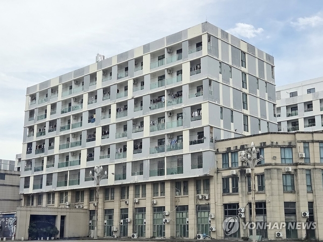 캄보디아 시아누크빌 소재 범죄 단지로 추정되는 건물 모습. 연합뉴스