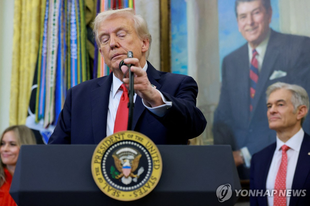 도널드 트럼프 미국 대통령. 연합뉴스