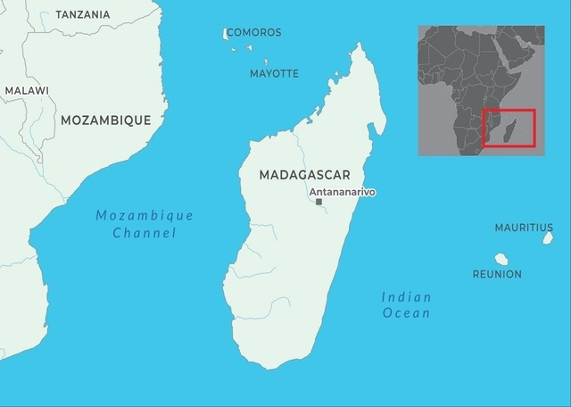 마다가스카르 지도. 출처 : 구글 검색