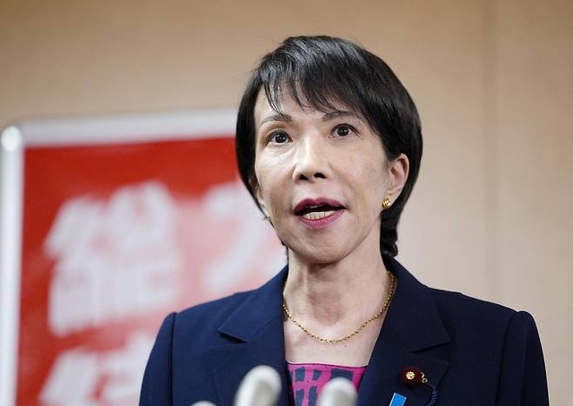 다카이치 사나에 자민당 총재. 로이터 연합뉴스