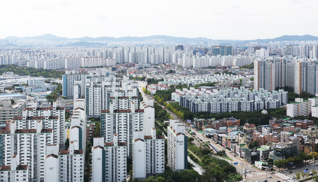 경기 수원시 영통구 일대 아파트. [연합뉴스 제공]