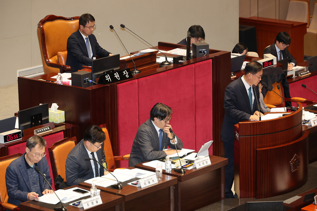 지난 11월 5일 국회 본청에서 열린 예산결산특별위원회 공청회에서 김대종 세종대 경영학부 교수가 발언하고 있다.<연합뉴스 사진>