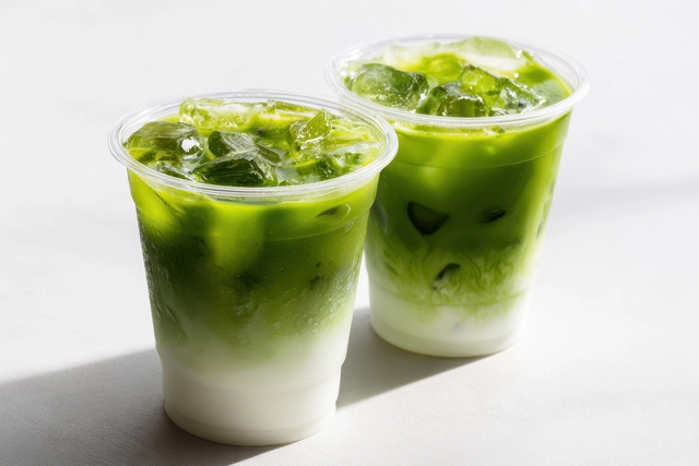 녹차 음료 [아이클릭아트 제공]