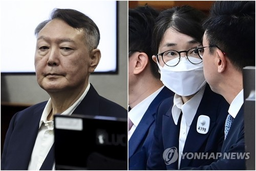 윤석열·김건희, 오늘 나란히 재판받는다…동시 출석은 처음